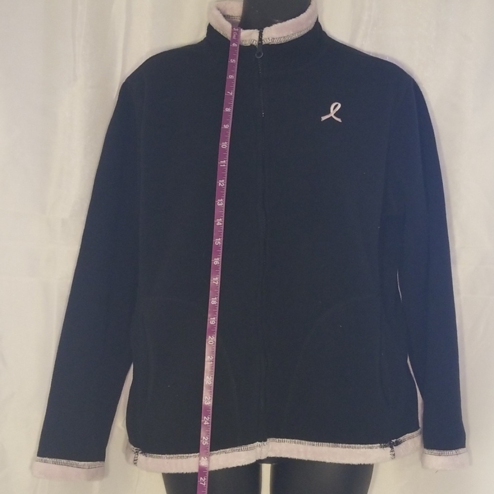 Share the care Breast cancer awareness zip-up